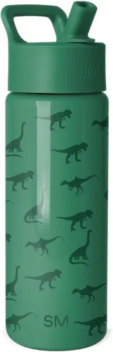 Vista 27 de Simple Modern - Botella de agua para niños y vaso para niños pequeños, 14 onzas, lazos Insulated Stainless Steel Toddler Water Bottle, Kids