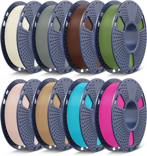 Vista 32 de SUNLU - Filamento PETG de 1.75 mm, resistente para impresora 3D, FDM, encordado ultrabaja, adhesión de capa excepcional y alta tenacidad
