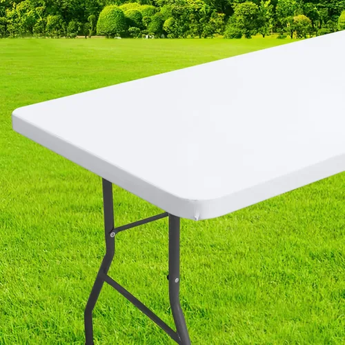 Vista 23 de homing Mantel cuadrado ajustable de poliéster impermeable, protector de mesa lavable para picnic, campamento, al aire libre (negro, 34 x 34 pulgadas)