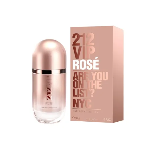 Vista 2 de Carolina Herrera 212 VIP Rose Eau de Parfum con atomizador, edp, para mujer CH2VR9351506, 1.7 onza