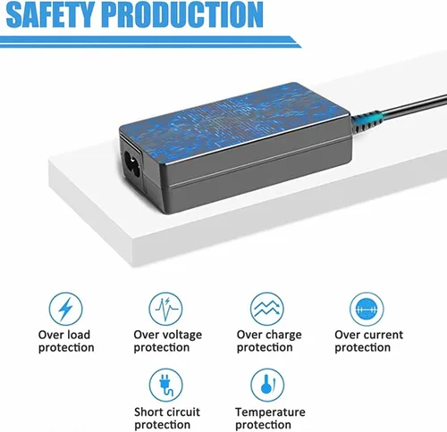 Vista 3 de CJP-Geek Cargador de 24 V con pinzas de cocodrilo para silla de ruedas Razor Scooter eléctrico Power