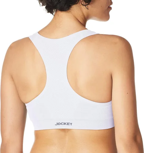 Vista 3 de Jockey Brasier sin costuras con cierre frontal para mujer