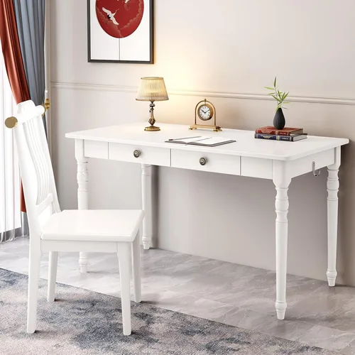 Escritorio para niños, escritorio de estudio con juego de sillas para niños, escritorio de escritura con cajones, mesa de aprendizaje para niños con