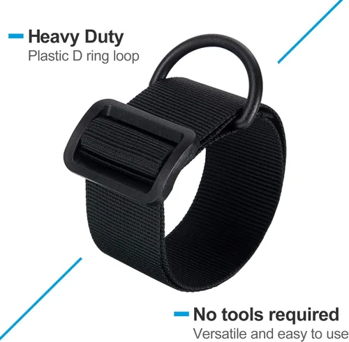 Vista 3 de 4 piezas de adaptador de eslinga de pistola ajustable para rifle en D, accesorio de correa de hombro para escopeta y rifle, culata