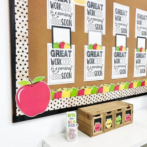 Vista 5 de CTP Apple Time Apples EZ Border - Tablón de anuncios (#11070 Creative Teaching Press)