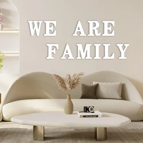 Vista 6 de Letras de madera blancas 3D de 4 pulgadas, letras del alfabeto de madera sin terminar para decoración de pared, manualidades de madera, letras