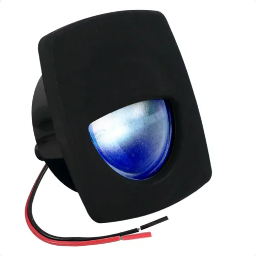Five Oceans - Luz LED de pasadizo para embarcación, luces LED azules de cortesía marinas, cuadradas para interior de barco, cubierta, cabina, para