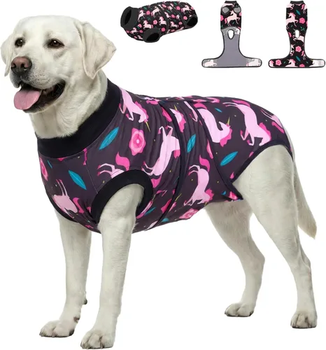 Vista 29 de Traje de Recuperación de Esterilización para Perros PetWarm, Traje de Recuperación para Perros, Esterilización y Castración, Previene lamido Algodón
