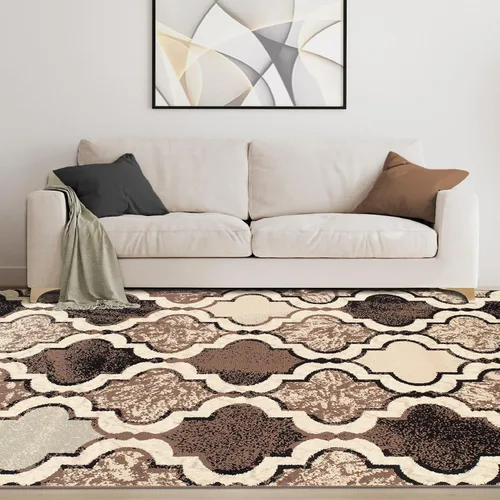 Vista 22 de BLUENILEMILLS BNM - Alfombra de pasillo para interiores con respaldo de yute, perfecta para cocina, dormitorio, madera dura, sala de estar Beige