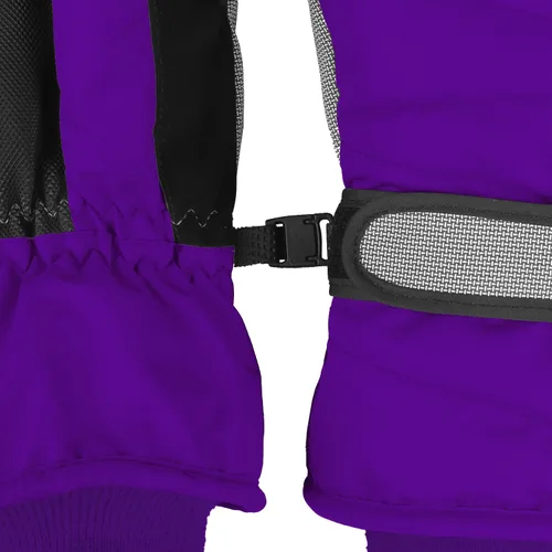 Vista 4 de Guantes deportivos de invierno cálidos y resistentes al viento para niños y niñas, de Magarrow