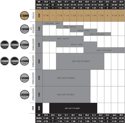 Vista 4 de Gorra ajustable de NBA 59FIFTY para hombre, negro, 7.125