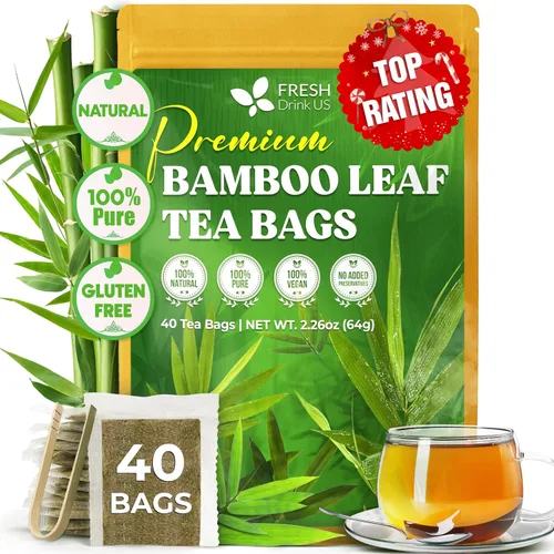 Vista 237 de FreshDrinkUS, 135 bolsas de té de jengibre y cúrcuma premium, ingredientes 100% naturales, mezcla hecha a mano de té de hierbas de cúrcuma