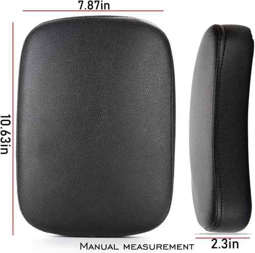Vista 6 de LKV Asiento de pessenger de motocicleta de 10.63 ″ - Almohadilla trasera de cuero con 6 ventosas para asiento de motocicleta para Harley Dyna