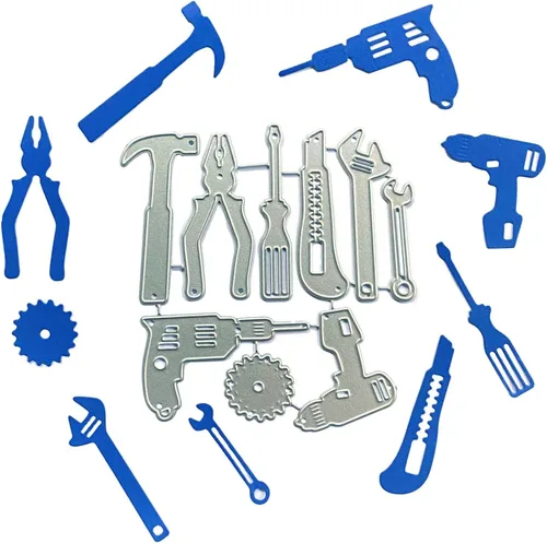 Vista 17 de Estampas de feliz día de la madre Matrices y troqueles del día de la madre para la elaboración de tarjetas Kit de elaboración de tarjetas