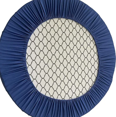 Vista 7 de Bobbin Kit de fabricación de encaje con almohada. Tabla de encaje redonda de 23 pulgadas x 2 pulgadas, 24 bobinas danesas para encajar, patrones