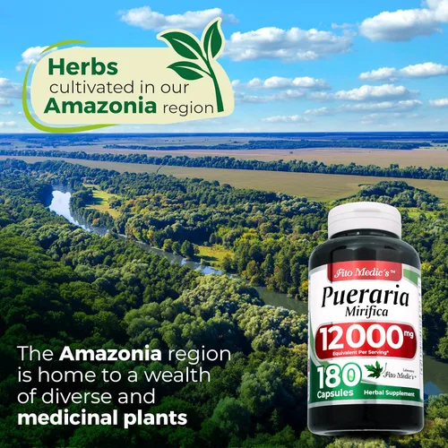 Vista 5 de FITO MEDIC'S Laboratorio pueraria mirifica 180 Cápsulas pueraria mirifica Cápsulas