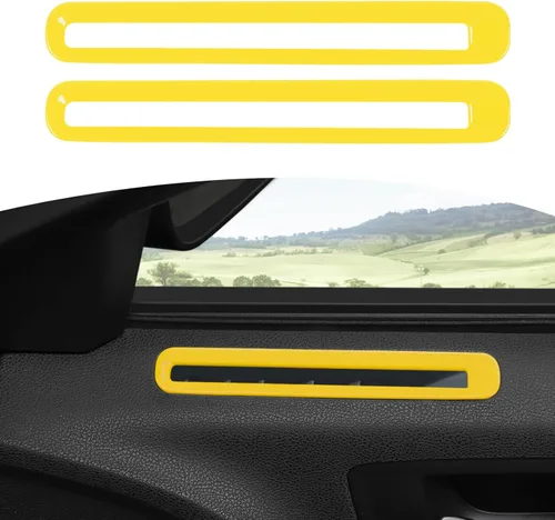 Vista 10 de RT-TCZ para Charger Cubierta de ventilación de aire de puerta Adecuada para Dodge Charger 2011-2023 Accesorios de interior azul 2 piezas