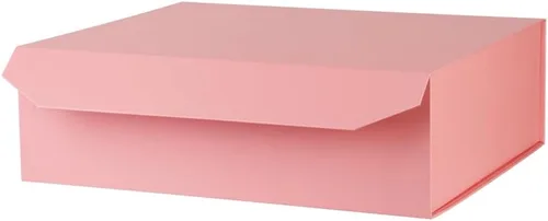 Vista 39 de 5 cajas de regalo rosa con cinta de 9.5 x 7 x 4 pulgadas, caja de regalo resistente con tapa para embalaje de regalo, cajas de almacenamiento