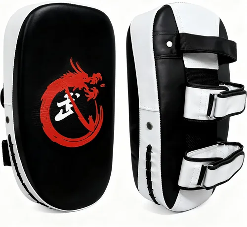Vista 7 de Generic Almohadilla curvada de Muay Thai Escudo de patada Equipo de entrenamiento Kick Muay Thai Pad Kickboxing Strike Entrenamiento Artes Marciales