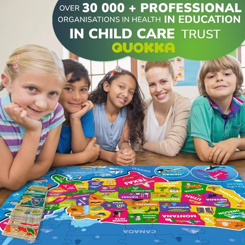 Vista 6 de Rompecabezas de Estados Unidos para niños de 8 a 10 años - Rompecabezas 01. USA 70