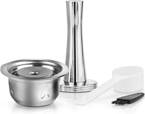 Vista 8 de Reusable Next Coffee Pods Holder Stainless Steel Refillable Filters Coffee Pods pods Only Compatible with Nespresso 3.0 Genaration