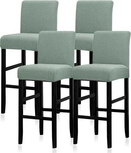 Vista 47 de Lellen - Fundas para taburete de bar de jacquard, fundas para silla de taburete de bar, fundas para silla de bar, fundas para taburete de bar