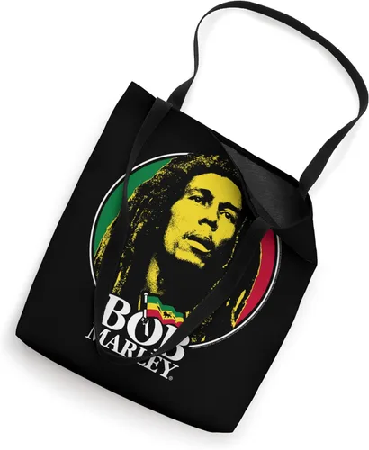 Vista 2 de Bob Marley Logo Badge Reggae Music by Rock Off Tote Bag