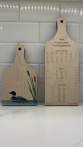 Vista 3 de Tabla de cortar de 13 pulgadas, conversiones de cocina, fabricada en Estados Unidos