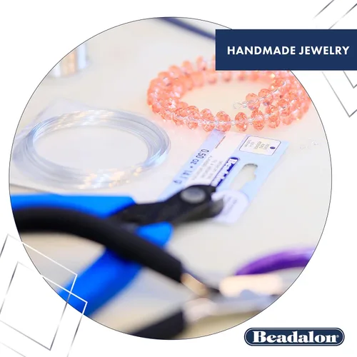 Vista 8 de Beadalon - Alambre de memoria de acero al carbono, redondo, grande, color dorado, 0.5 onzas, aprox. 30 bobinas