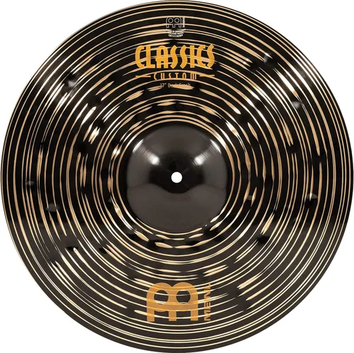 Vista 14 de Meinl Crash Platillo de 16 pulgadas – Classics Custom Dark – Fabricado en Alemania, 2 años de garantía (CC16DAC)