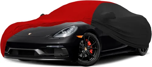 Vista 11 de Funda para Auto Interior Reemplazo para Porsche 718 Boxster/Cayman 1996-2025, Funda de Auto de Satén Elástica Suave y Personalizada para Protección