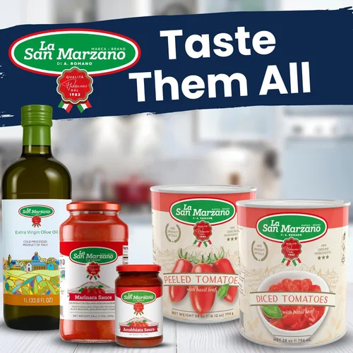 Vista 9 de La San Marzano Salsa Arrabiata, 13 oz, Salsa para Pasta Hecha en Italia, Tomate Multiusos de Primera Calidad, Todo Natural, Dieta Mediterránea, Sin