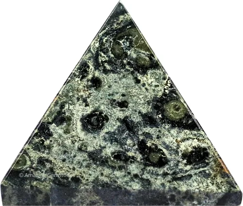 Vista 76 de Amazing Gemstone Piedras curativas de cristal de pirámide de piedra lunar arcoíris – Estatuilla de pirámide de piedra natural de 1 pulgada