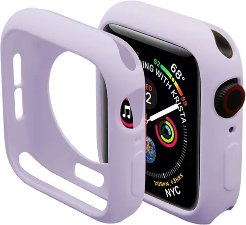 Vista 29 de Miimall Funda compatible con Apple Watch de 1.77 pulgadas, funda delgada de poliuretano termoplástico antiarañazos, funda protectora para Apple