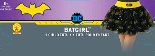 Vista 2 de Batgirl Tutú Falda Niñas Accesorio De Disfraz De Halloween