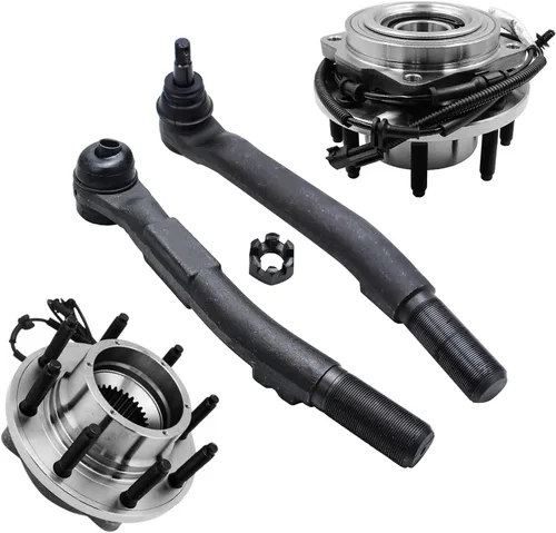 Vista 540 de Detroit Axle - Kit de cubos de rodamiento de rueda delantera de 6 piezas para Dodge Dart 2013-2016, Chrysler 200 2015-2017, 2 cojinetes de rueda