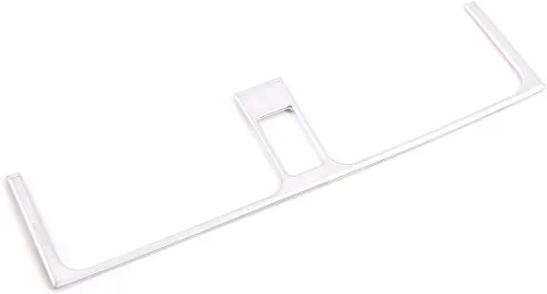 Vista 3 de YIWANG ABS plata coche central control aire acondicionado ventilación marco pegatina para Land Rover Range Rover Vogue L405 2018-2021 Accesorios