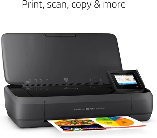 Vista 13 de Impresora móvil todo en uno HP Officejet 250 (cz992 a), Negro