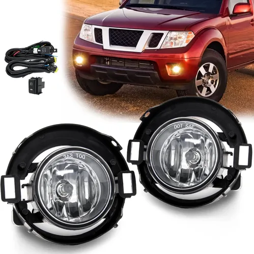 Lámparas antiniebla de repuesto para Nissan Xterra 2005-2014, conjunto de faros antiniebla Nissan Frontier 2010-2017 compatible con bombillas H11 de