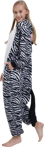 Vista 7 de DarkCom Pijama de animal para niños, ropa de dormir para padres e hijos, disfraz de Halloween, pijama de Navidad