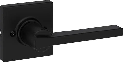 Vista 2 de Kwikset Casey - Manija de puerta de paso, manija sin bloqueo para puertas interiores de pasillos y armarios, reversible para una fácil instalación