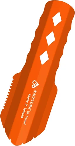 Vista 8 de NACETURE Paleta ultraligera para mochileros, pala de aluminio, multiherramienta pequeña con mango más largo, esencial para senderismo, camping