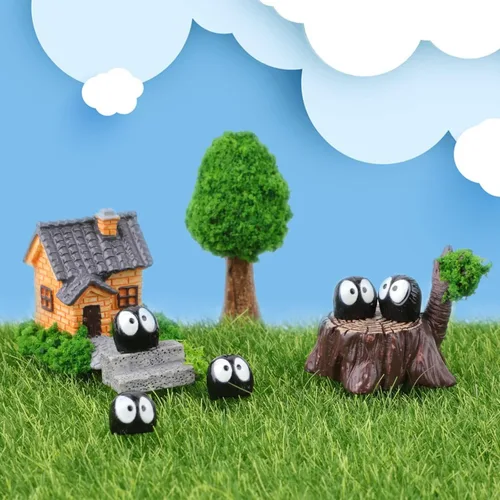 Vista 6 de RAPUDA Lindos Duendes de Hollín, 35 Piezas de Accesorios de Decoración Interior Automotriz para Espejo Retrovisor y Tablero del Coche, Linda