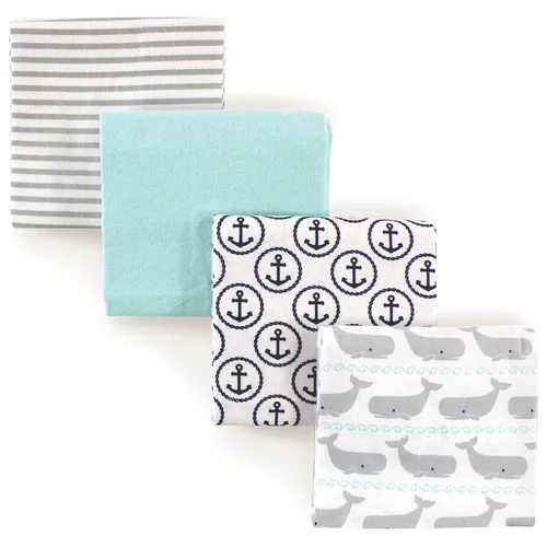 Vista 89 de Hudson Baby Unisex Baby Cotton Flannel Receiving Blankets, Christmas Scene, One Size (Pack of 2)