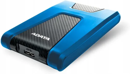 Vista 2 de ADATA AHD650-1TU31-CBL DashDrive Durable HD650 - Disco Duro - 1 TB - Externo (Portátil) - 2.5" - USB 3.1-256-bit AES - Azul
