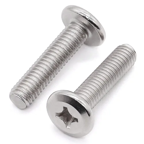 Vista 10 de Glvaner (100 piezas) Tornillos de encuadernación M3-0.020 x 0.315 in, cabeza redonda plana Phillips Drive Machine Tornillo de acero inoxidable 304