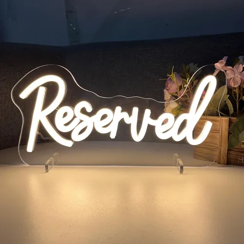 Vista 16 de Letrero de neón con número de mesa Cheers, lámpara de escritorio, luz nocturna, letra de boda, letrero de neón LED, decoración de mesa de boda, luz