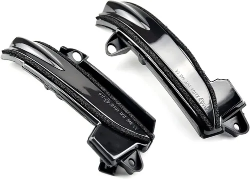 Vista 9 de Espejos laterales LED izquierdo y derecho, luces direccionales dinámicas secuenciales, tira indicadora intermitente compatible con Ford Fusion