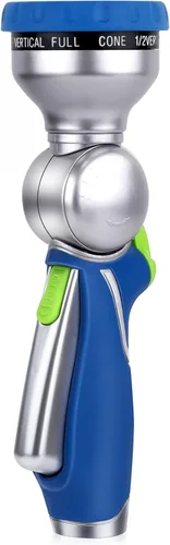 Vista 9 de RESTMO Combo de riego de jardín, rociador de manguera resistente, varita de manguera de metal, boquilla de manguera de alta presión, control