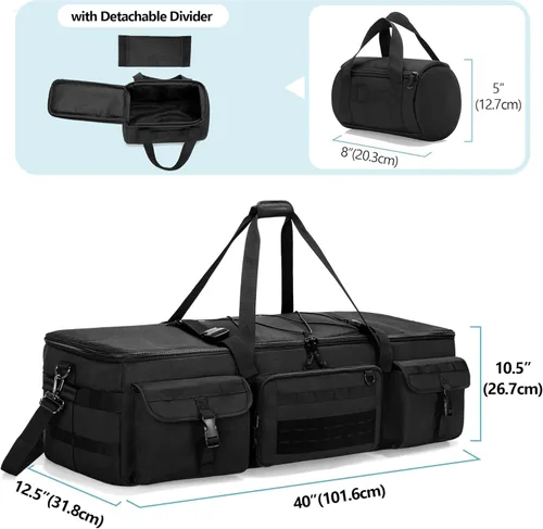 Vista 6 de HODRANT Funda de transporte para telescopio grande, bolsa de viaje para telescopio de almohadilla suave, compatible con telescopio Celestron, bolsa